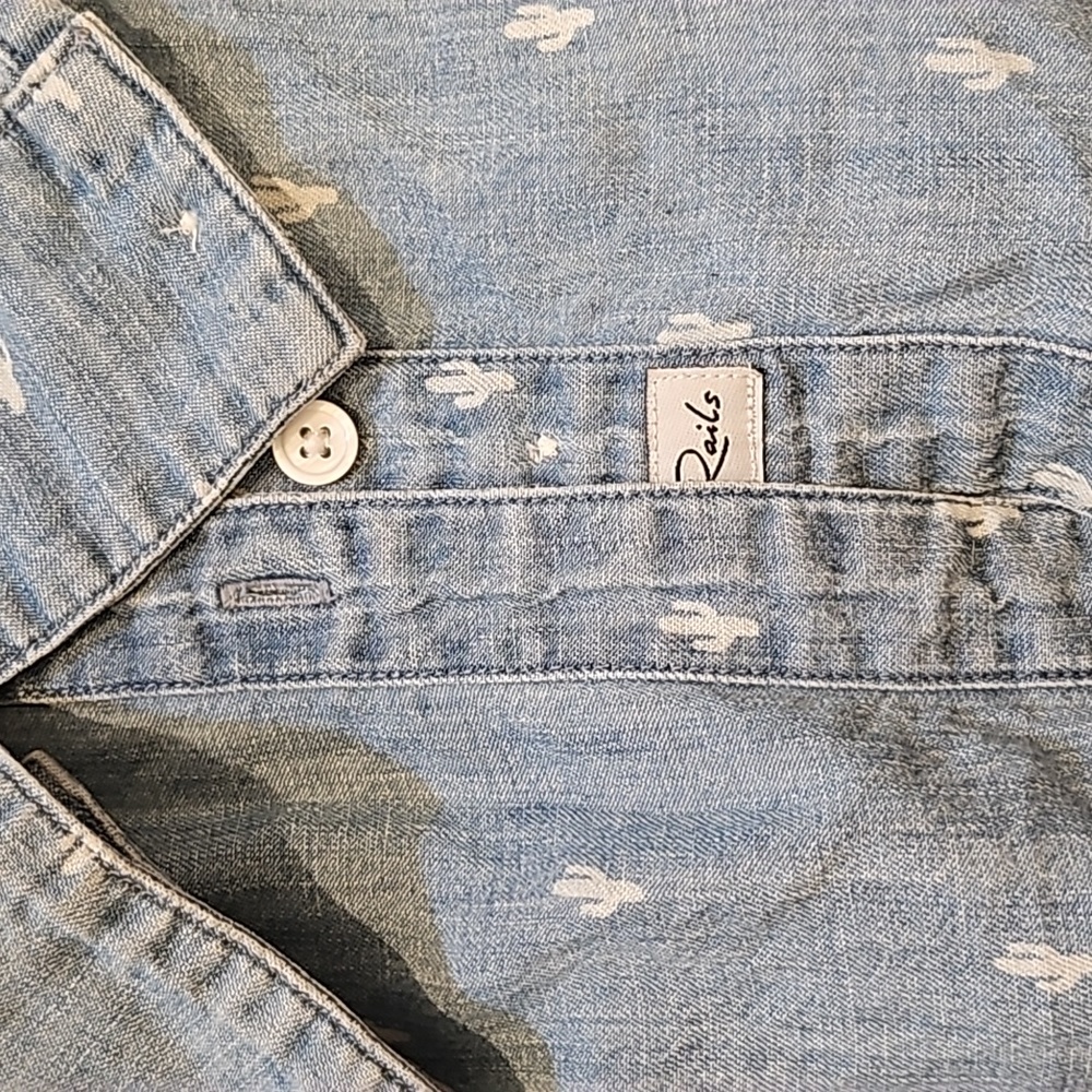 Rails button up with cactus pattern - Picture 4 of 6